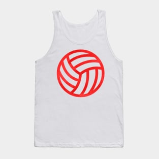 Volleyball Red Tank Top